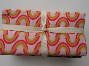 Little Sweeties Fabric Bundle of 5 Fat Quarters. Mixed prints- 100% cotton. 50 x 52cm per piece