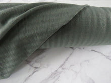 Load image into Gallery viewer, 2m Huntsmen Olive green textured jersey knit 60% merino 40% polyester 170g- precut length