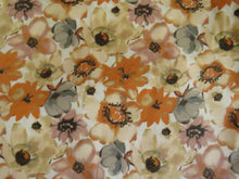 Load image into Gallery viewer, 1m Autumn floral print organic cotton spandex jersey knit 150cm