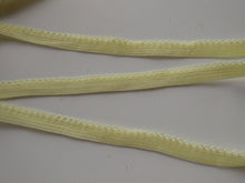 Load image into Gallery viewer, 1m Pale Lemon Stretch Elastic trim 6mm wide- underwear, crafts etc.