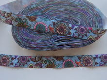 Load image into Gallery viewer, 5m Paisley Print 15mm wide Fold over elastic