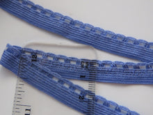 Load image into Gallery viewer, 1m Cornflower Blue Stretch Elastic trim 11mm wide- underwear, crafts etc.