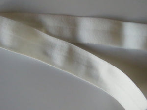 4.2m Matte White Fold over elastic FOE FOldover elastic 20mm