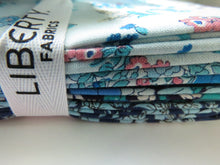 Load image into Gallery viewer, Liberty Fabrics Flower Show Midnight Garden Fat Quarter Bundle of 5 different fabrics Bundle #B 5 fabrics Each one is  55X45CM