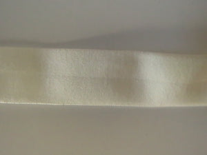 4.2m Matte White Fold over elastic FOE FOldover elastic 20mm