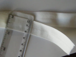 4.2m Matte White Fold over elastic FOE FOldover elastic 20mm