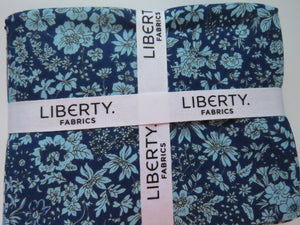 Liberty Fabrics Flower Show Midnight Garden Fat Quarter Bundle of 5 different fabrics Bundle #B 5 fabrics Each one is  55X45CM