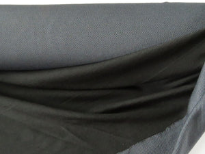 25cm Shuttle Black with Grey Honeycomb backing 58% merino 48% polyester 215g