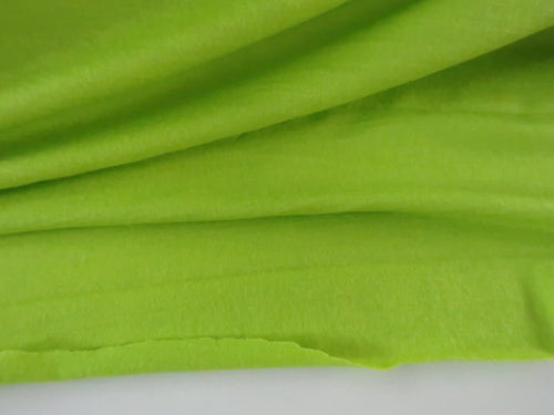 1.35m Indiana Lime green 150g 100% merino jersey knit 160cm-precut