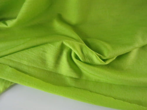 1m Indiana Lime green 150g 100% merino jersey knit 160cm