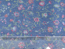 Load image into Gallery viewer, 1.33m Soft woven floral denim tapestry fabric 150cm wide