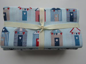 Beach Club Bundle of 5 Fat Quarters. Mixed prints- 100% cotton. 50 x 52cm per piece