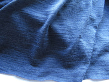 Load image into Gallery viewer, 95cm Hombre Blue 100% merino jersey knit 165g 150cm