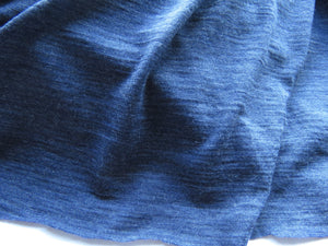 95cm Hombre Blue 100% merino jersey knit 165g 150cm