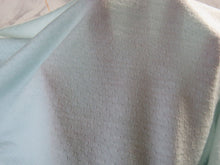 Load image into Gallery viewer, 1.45m Frosty Mint Green 57% merino 34% tencil 15% nylon 150g eyelet  fabric- precut