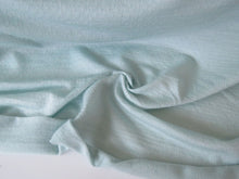 Load image into Gallery viewer, 1.45m Frosty Mint Green 57% merino 34% tencil 15% nylon 150g eyelet  fabric- precut