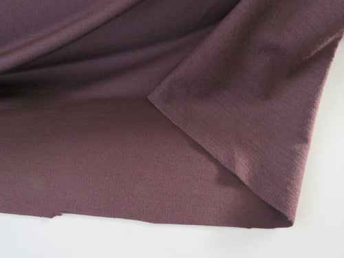 1.37m Rodeo Brown 38% Merino 44% Polyester 16% elastane 250g sweatshirt fabric 170cm wide